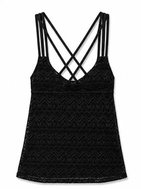 Black Lace Tankini
